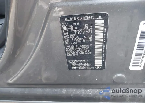 2019 Infiniti Qx80 Luxe from USA, damaged, VIN JN8AZ2NF6K9683151